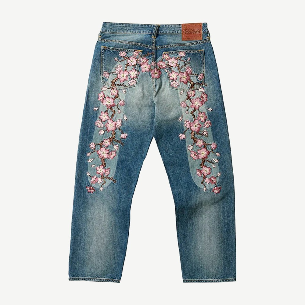 X Evisu Denim Jean Stone Wash
