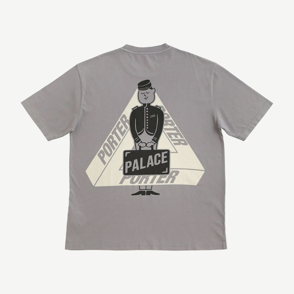X Porter Tri Ferg Bell Boy T Shirt Grey