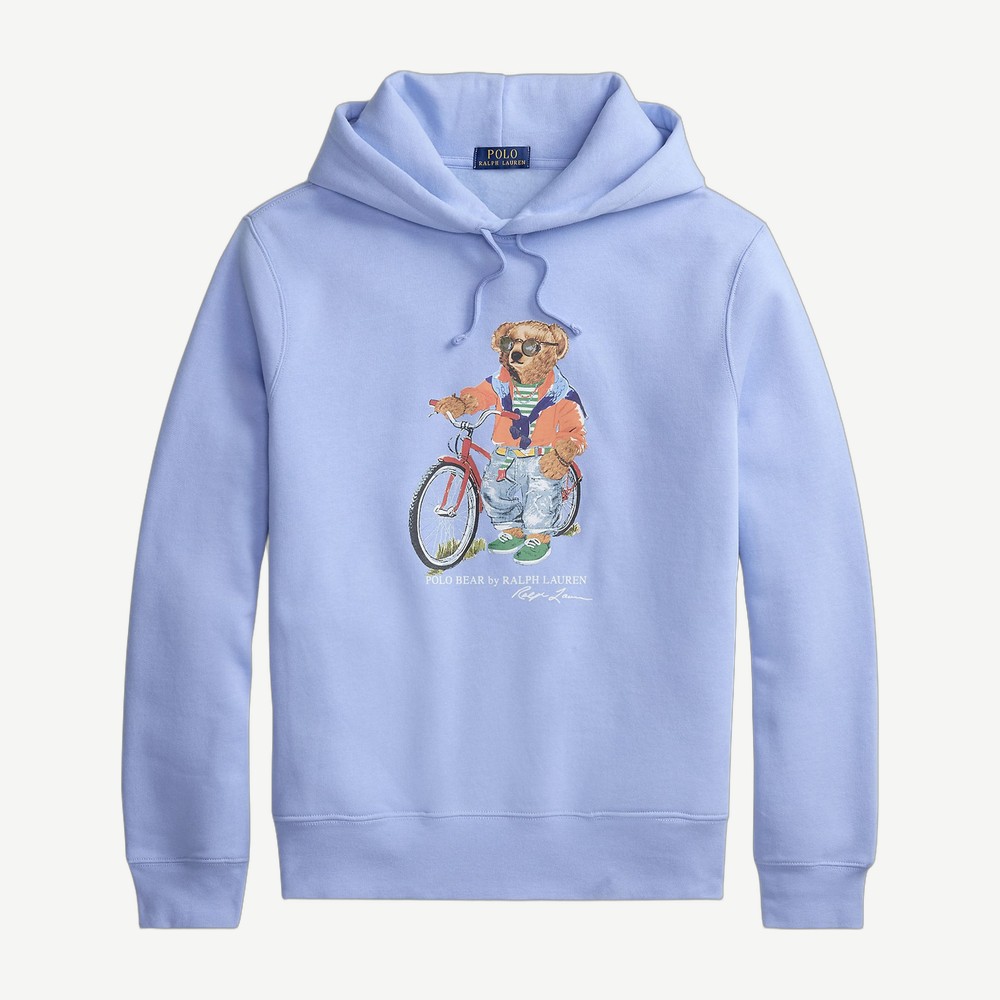 Bear Hoodie Light Blue