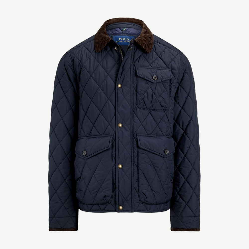 Beaton Quilted Jacket Navy