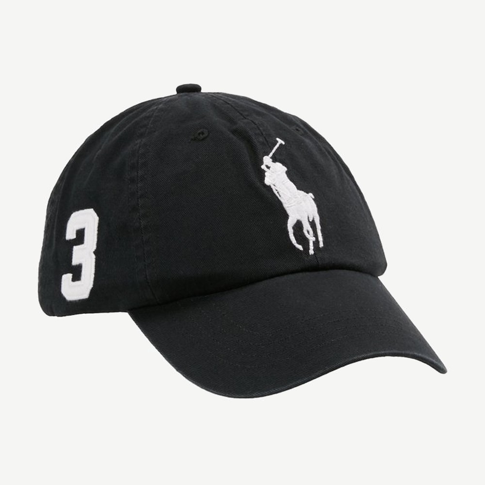 Big Pony Chino Ball Cap Black