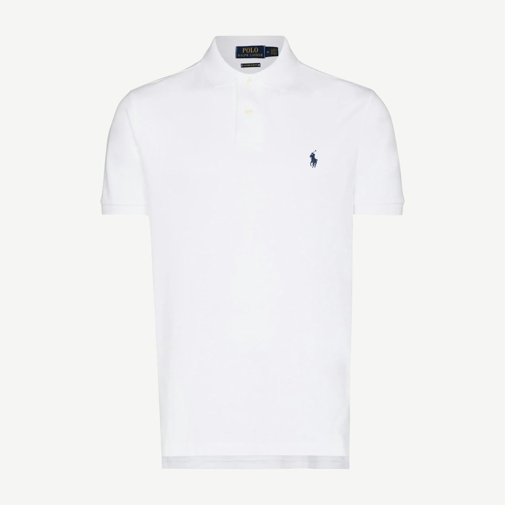 Custom Slim Polo White