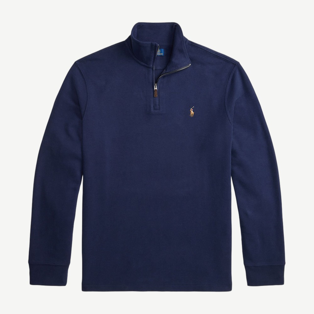 Estate Rib Quarter Zip Pullover Navy