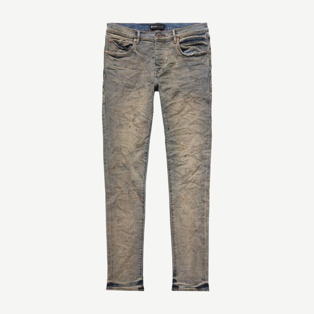 Indigo Oil Repair Jeans Indigo