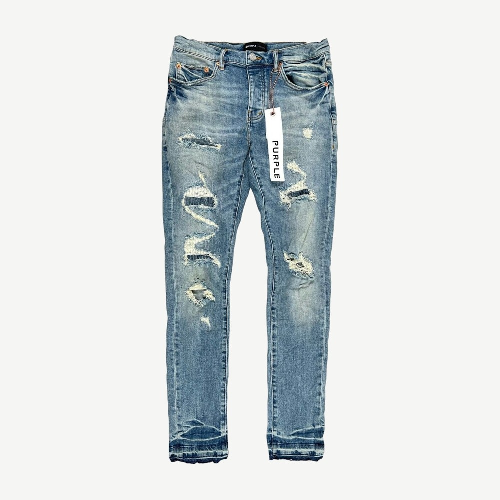 Light Indigo Vintage Jeans Light Blue