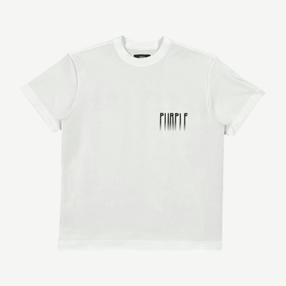P104 Tbwb Textured Jersey S Tee White