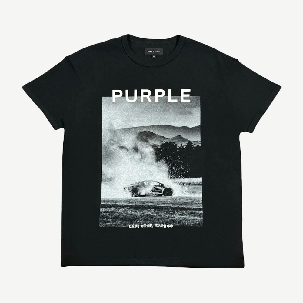 Textured Inside Out Tee Black