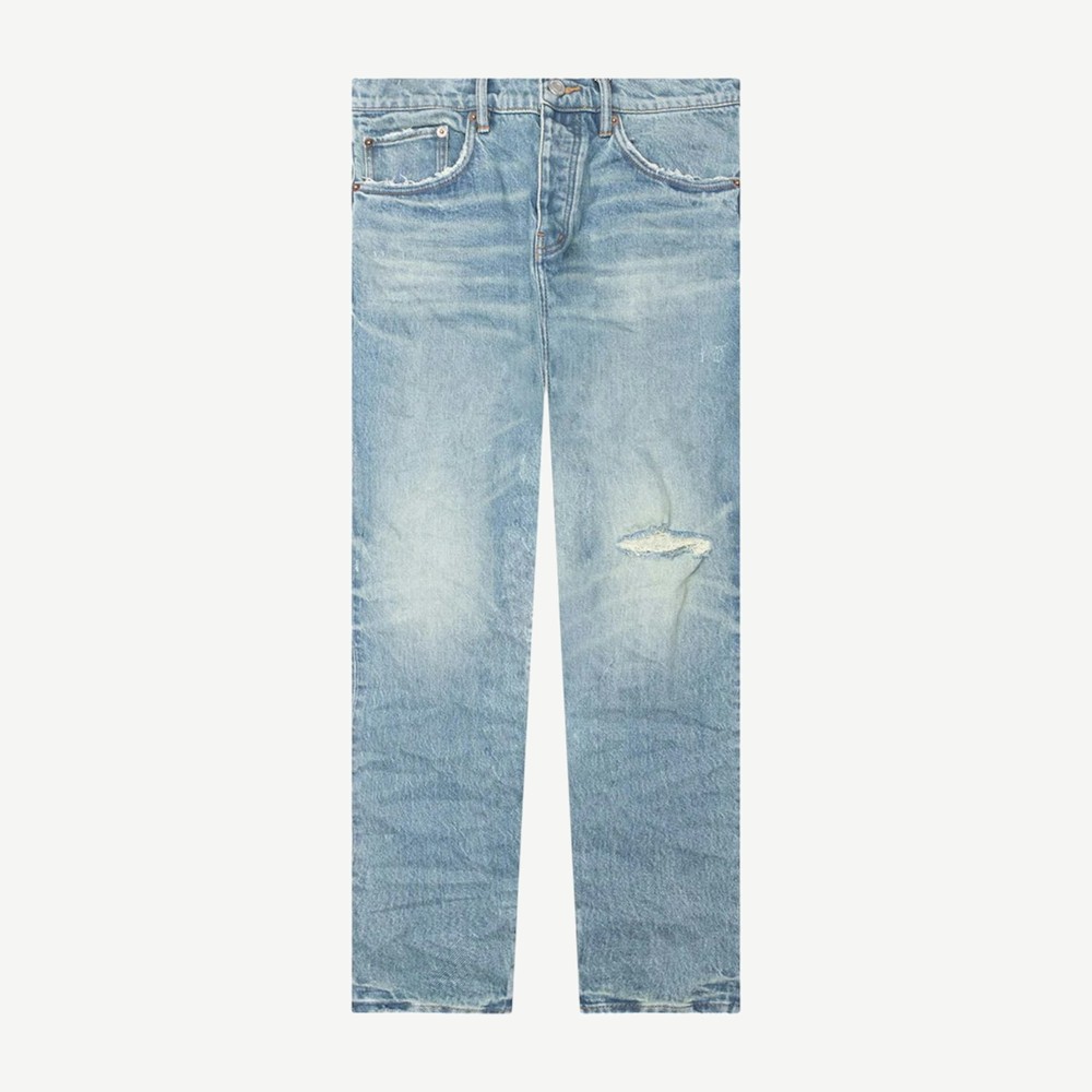 Vintage Knee Blowout Jeans Mid Indigo