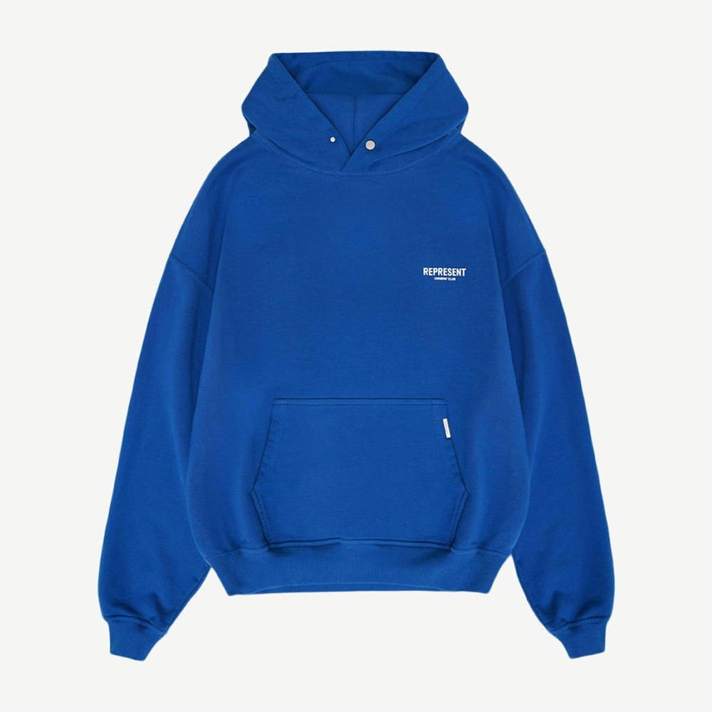 Owners Club Hoodie Cobalt Blue White