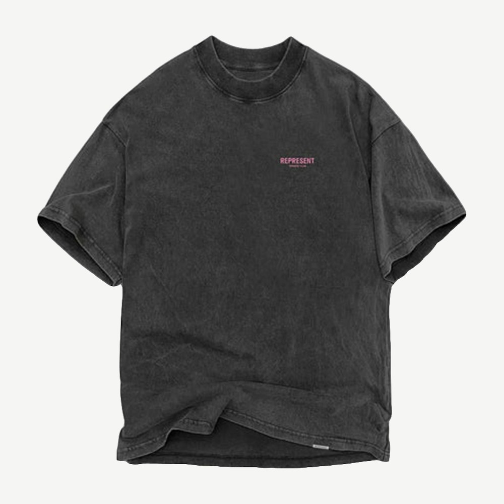 Owners Club T Shirt Vintage Pink