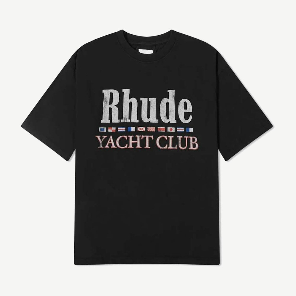 Flag T Shirt Black