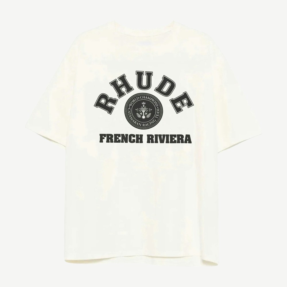 French Riviera Tee White