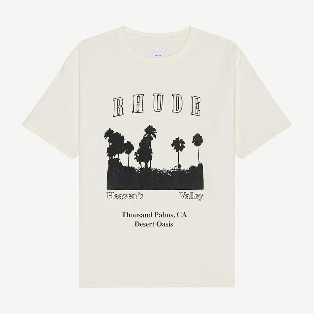 Thousand Palms Tee Vintage White
