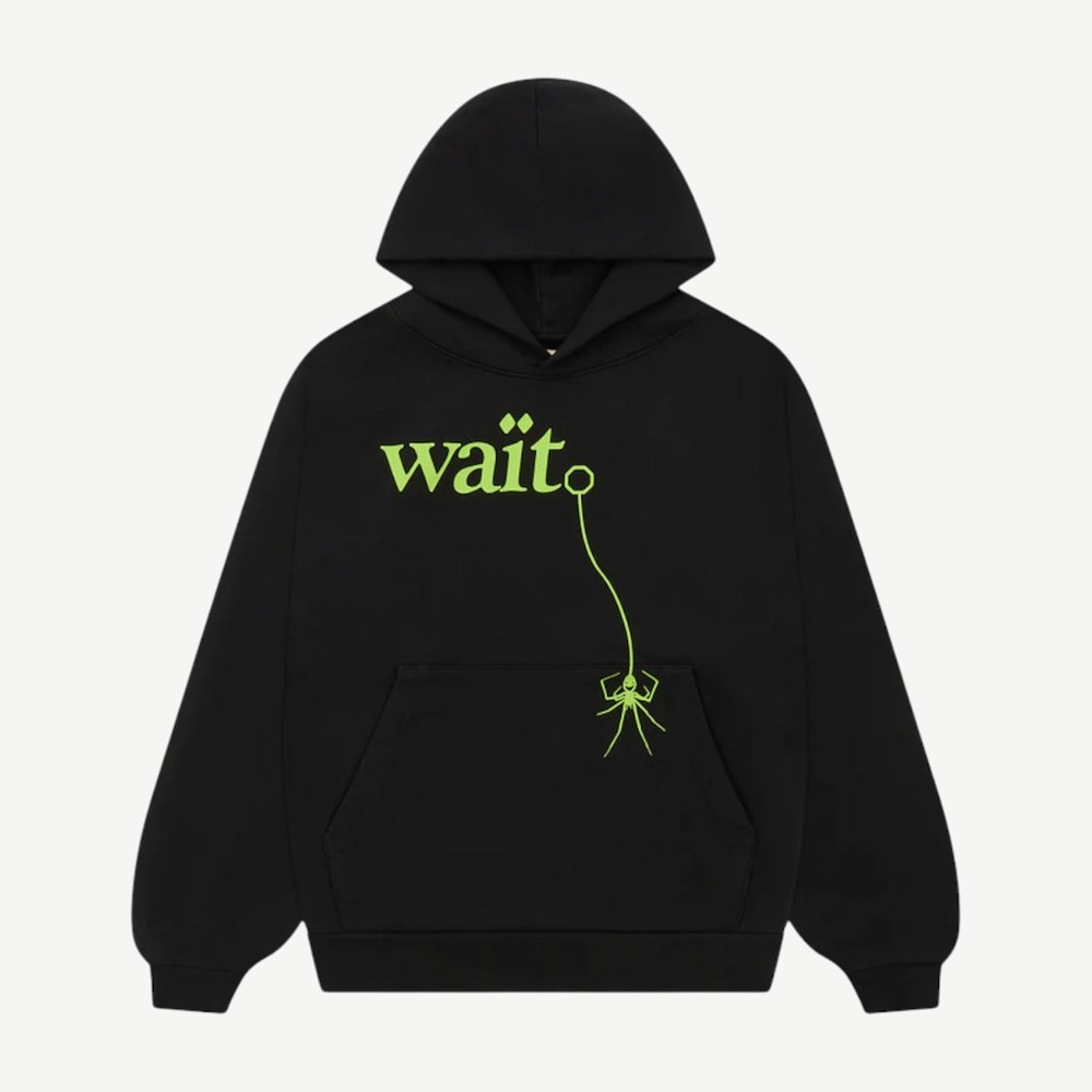 Wait Hoodie Black