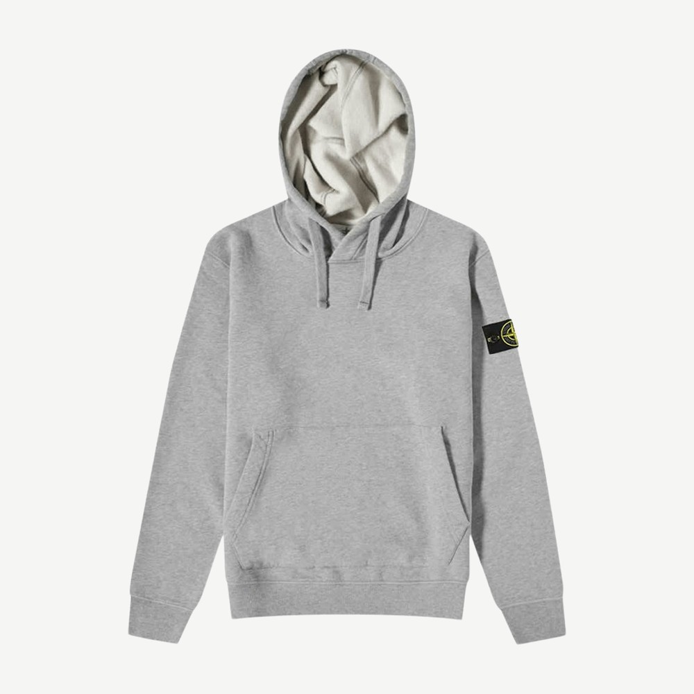 Hooded Sweatshirt Melange Grey