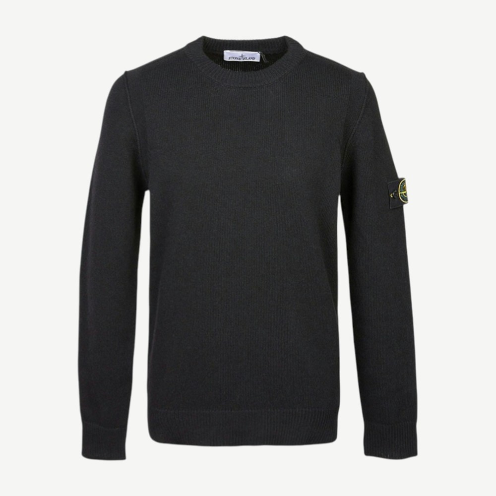 Lambswool Crewneck Sweater Black