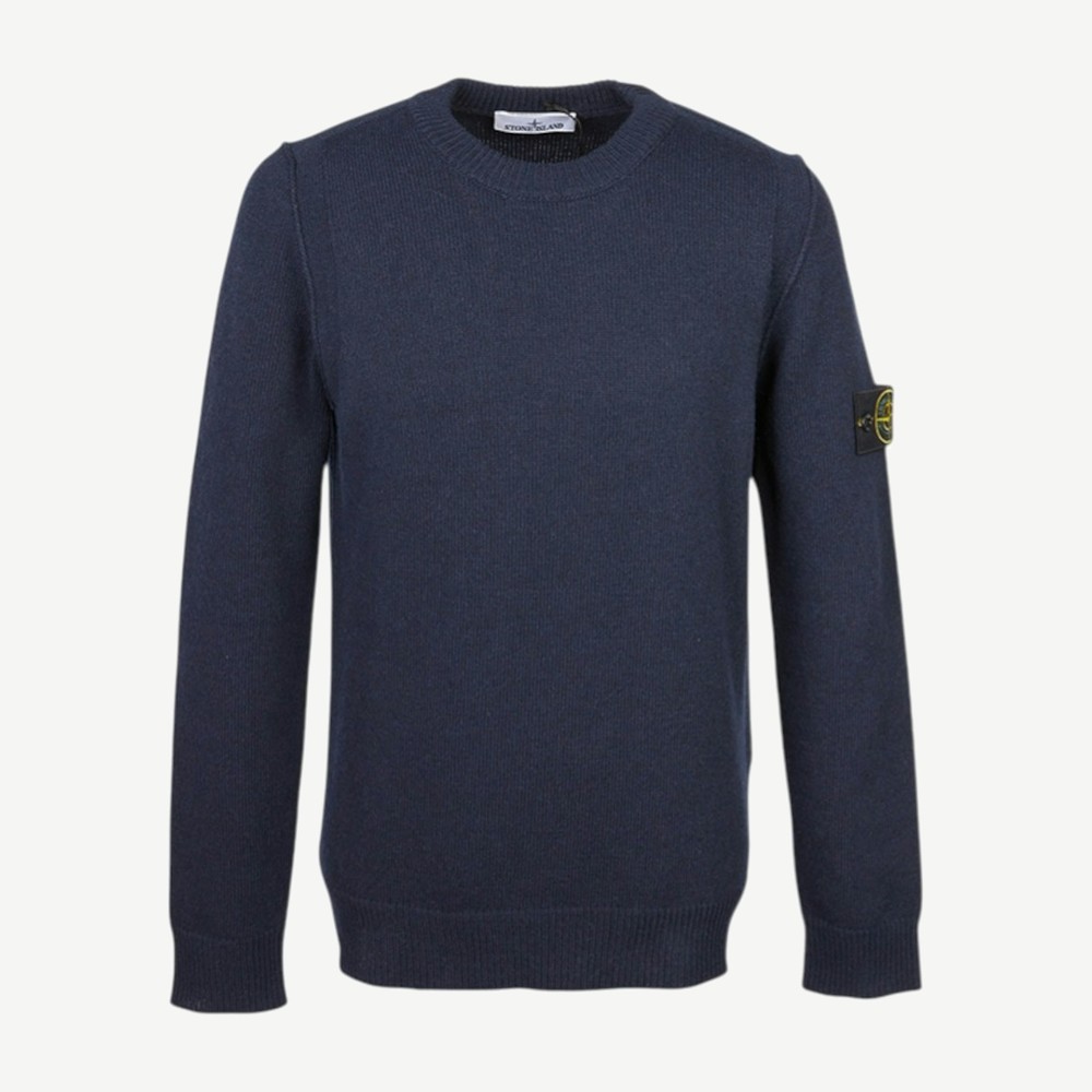 Lambswool Crewneck Sweater Navy
