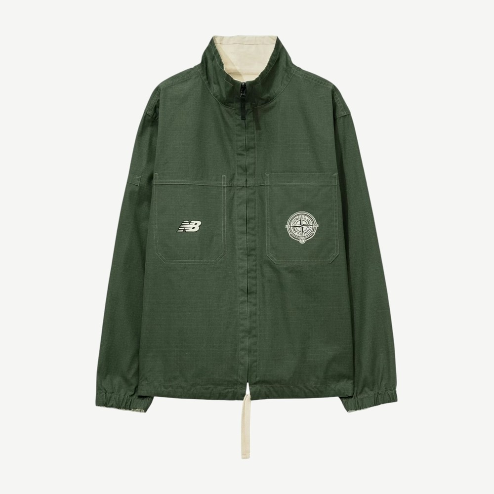 X New Balance Reversible Track Jacket Juniper