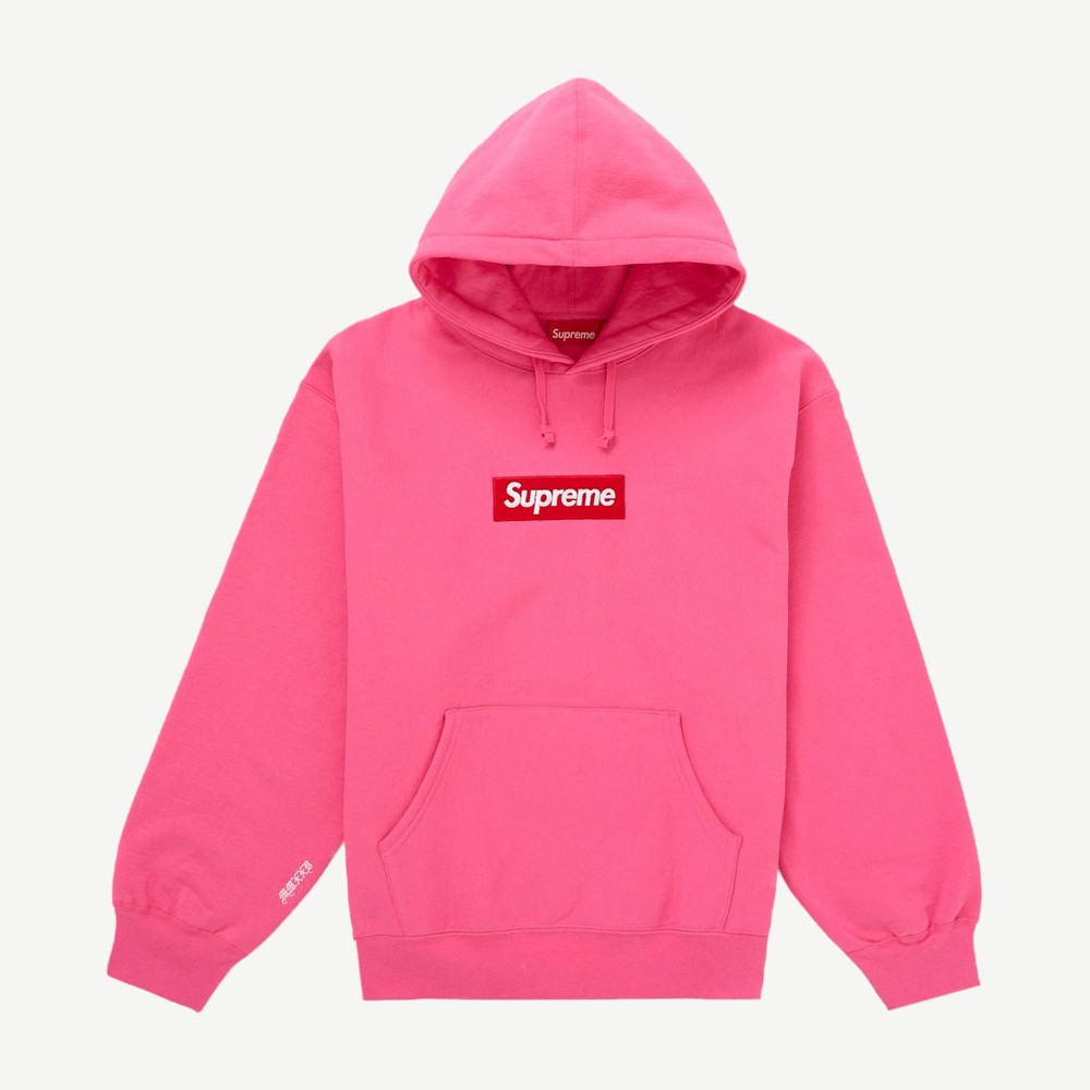 Box Logo Hooded Sweatshirt Fw25 Pink