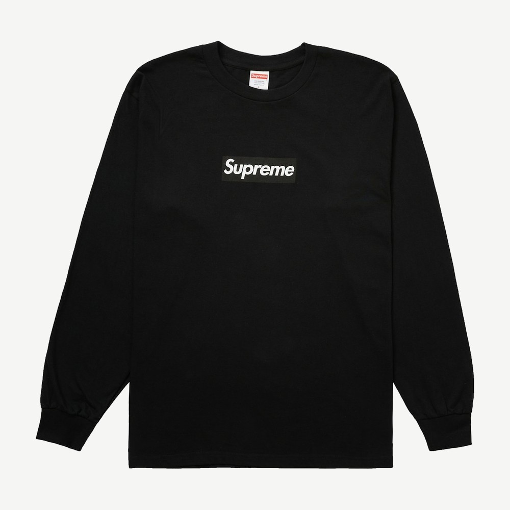 Box Logo L S Tee Black