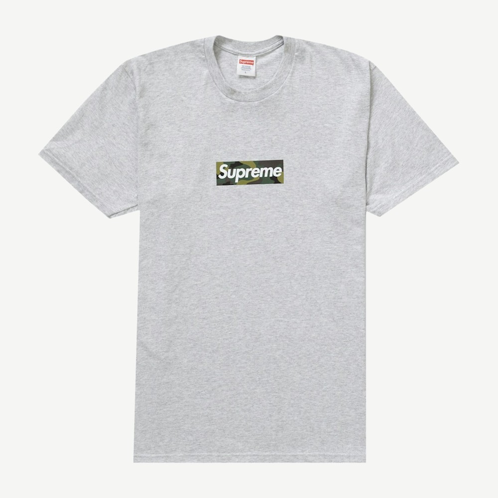 Box Logo Tee Fw23 Ash Grey