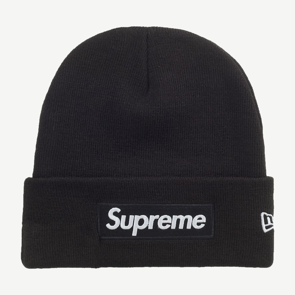 New Era Box Logo Beanie Fw25 Black