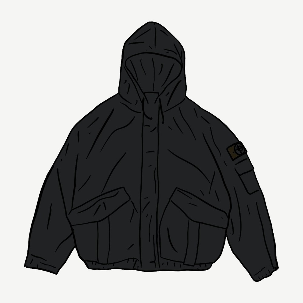 Stone Island Corduroy Jacket Black Sample Image