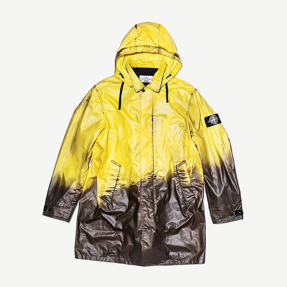 Stone Island Heat Reactive Trench Coat Black