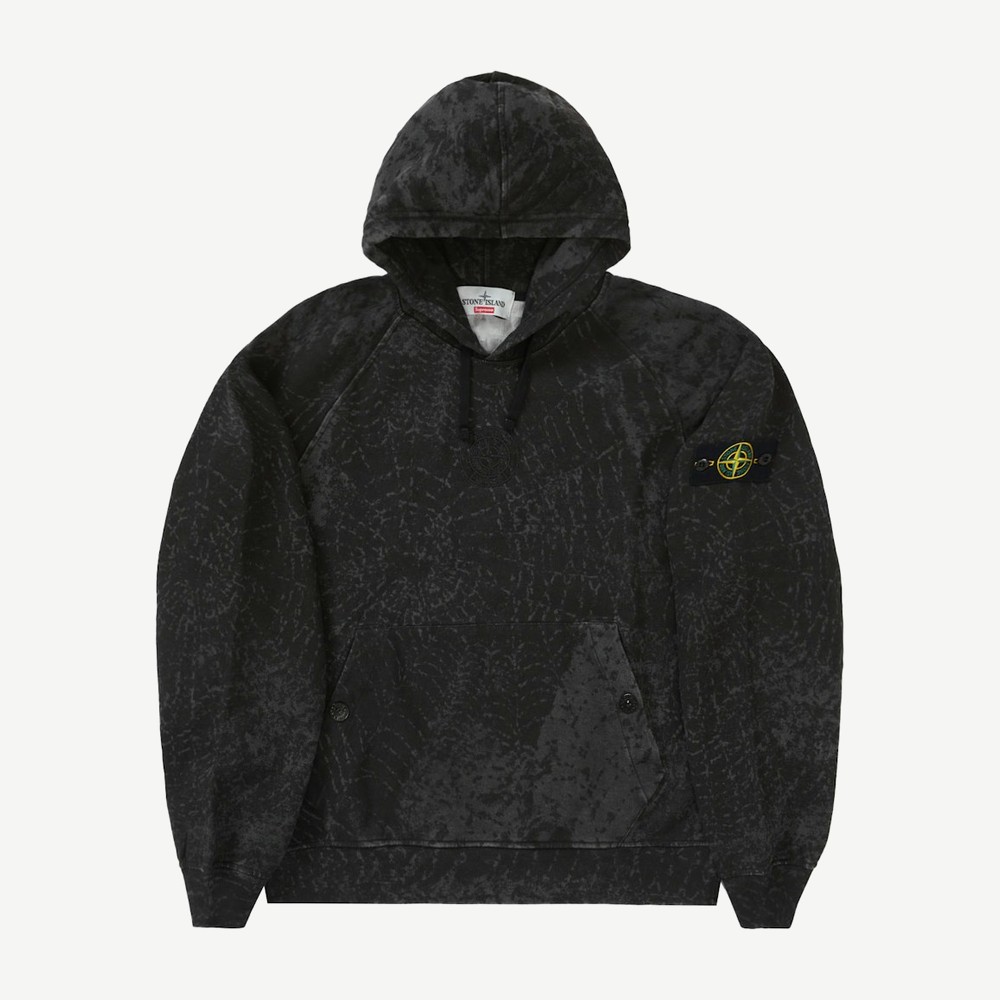 Stone Island Hooded Sweatshirt Fw23 Black