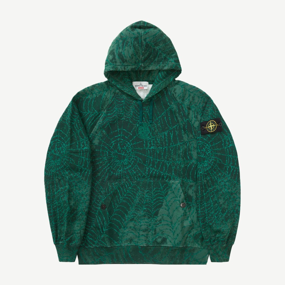 Stone Island Hooded Sweatshirt Fw23 Dark Green