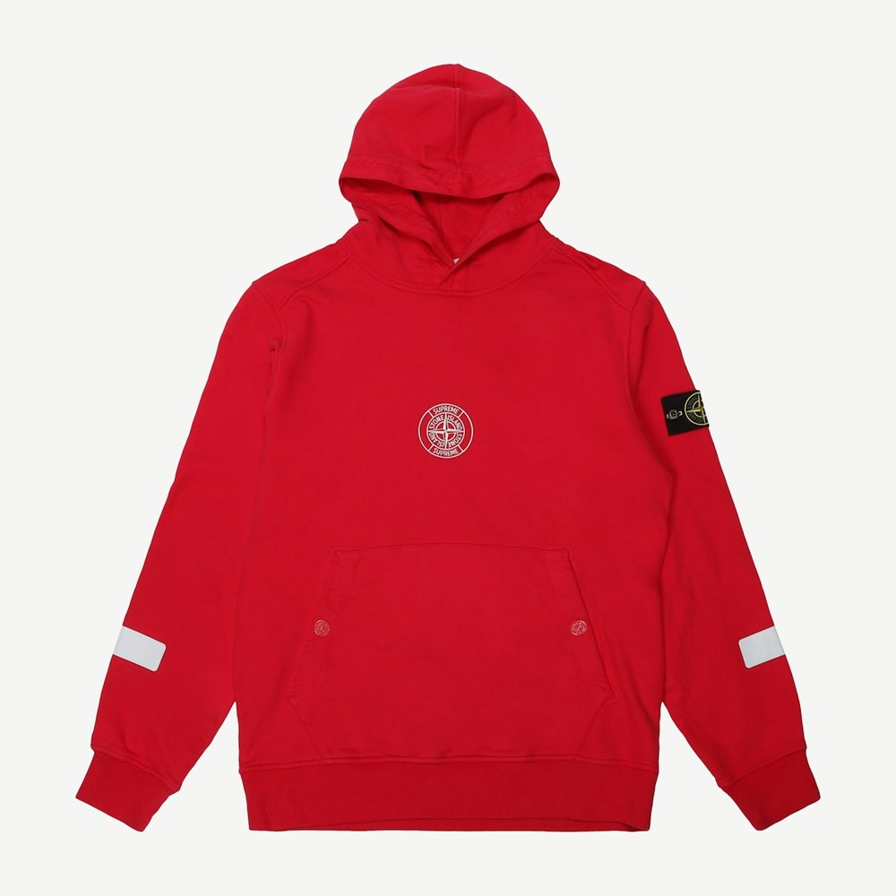 Stone Island Hooded Sweatshirt Magenta