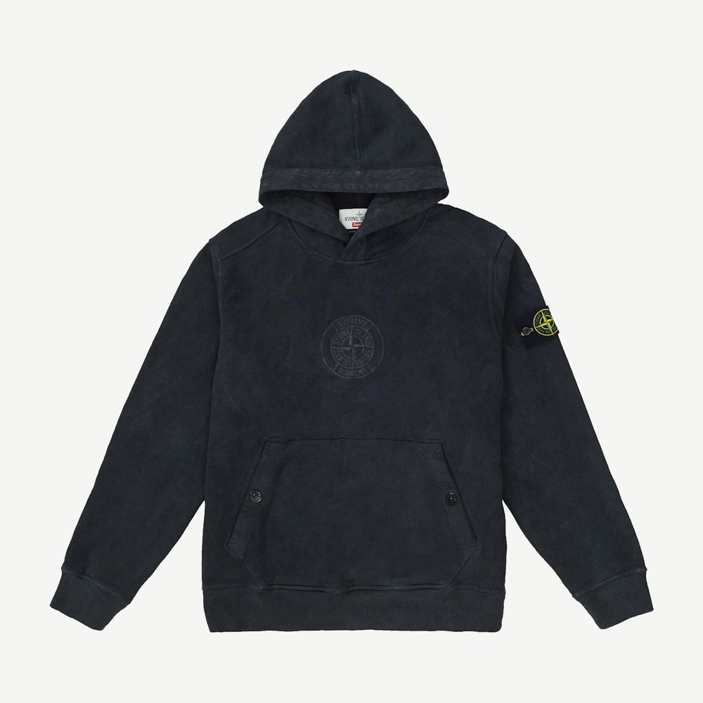 Stone Island Hooded Sweatshirt Ss19 Black