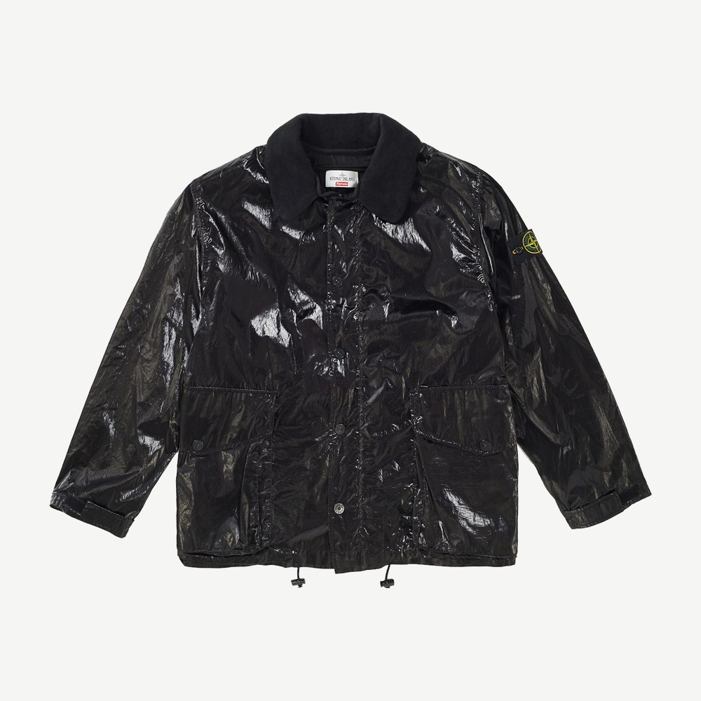 Stone Island New Silk Light Jacket Black