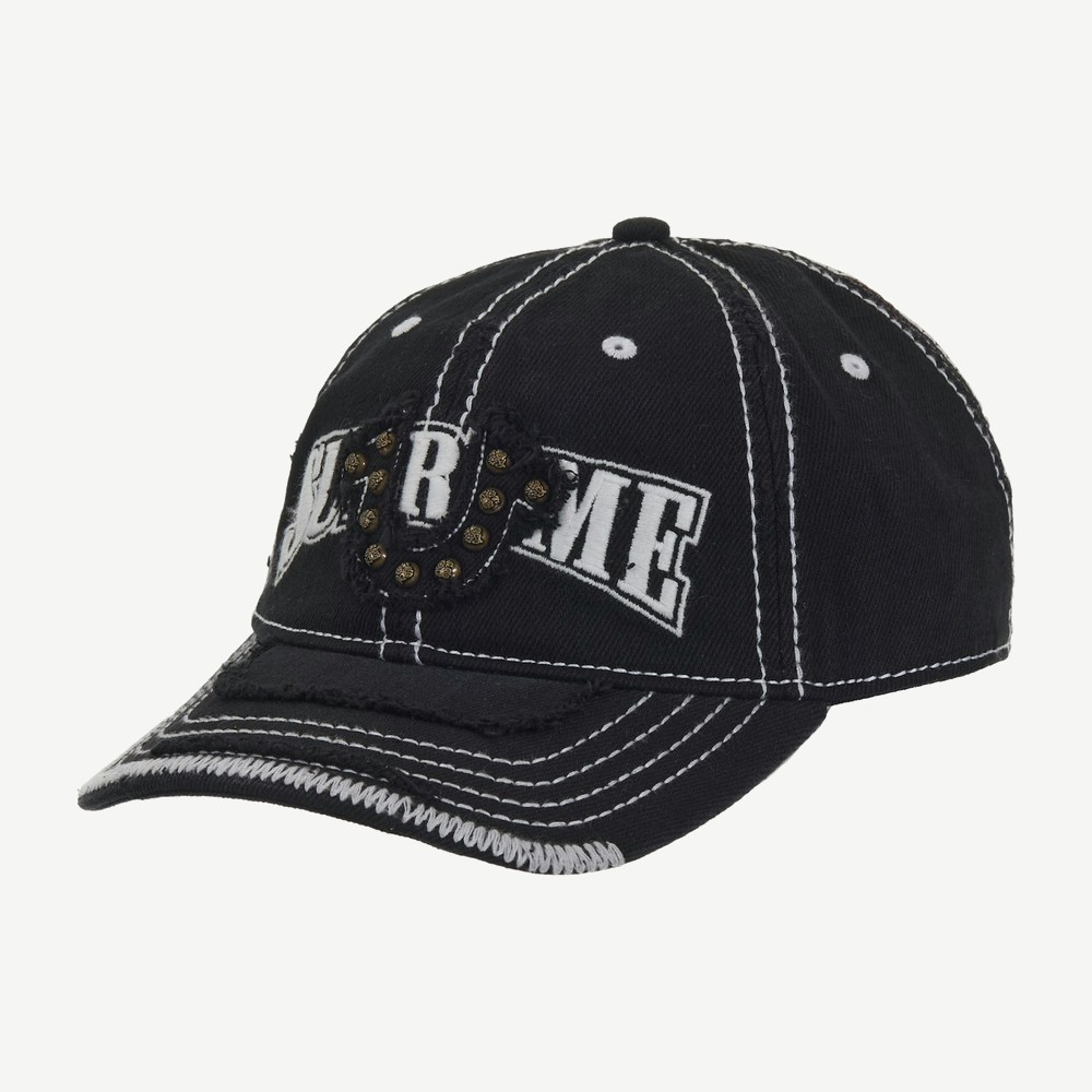 True Religion Mesh Back 6 Panel Black
