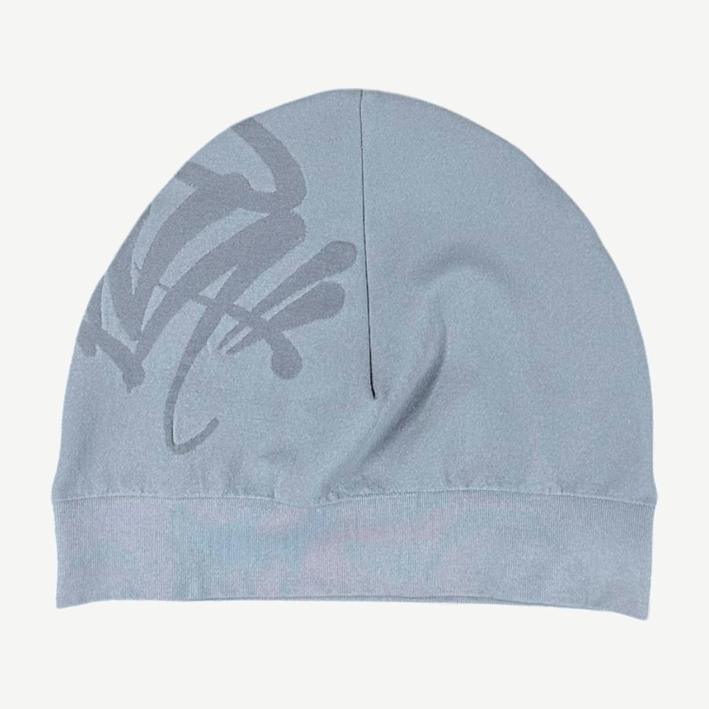 Big Logo Skull Beanie Grey