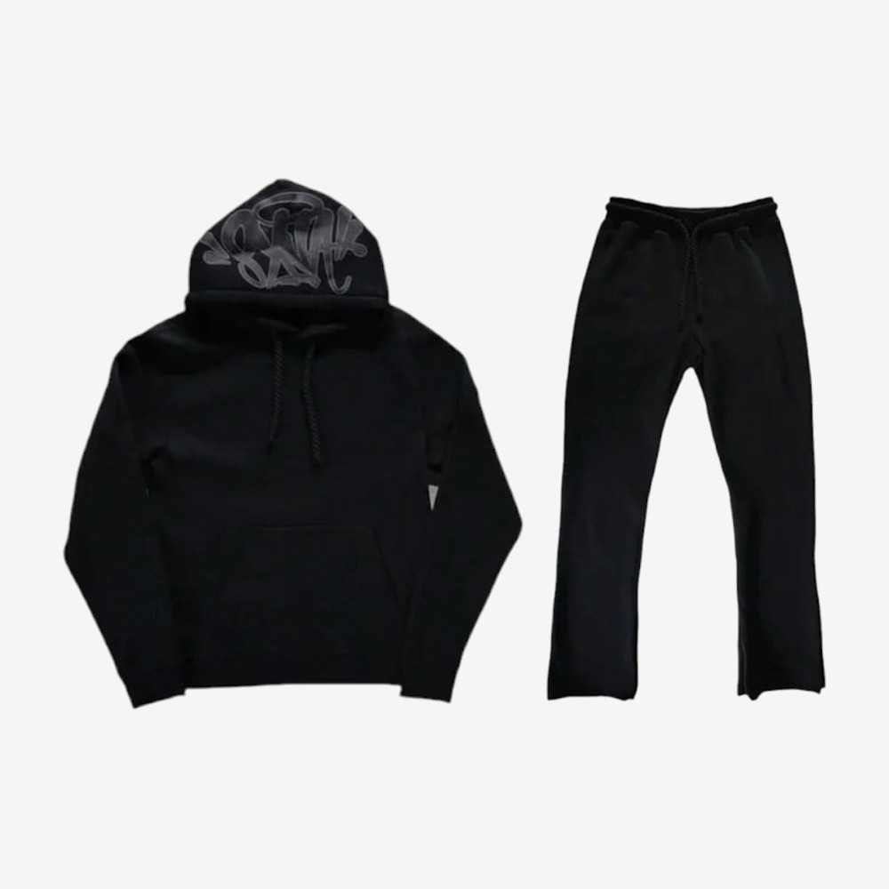 Syna Logo Tracksuit Black