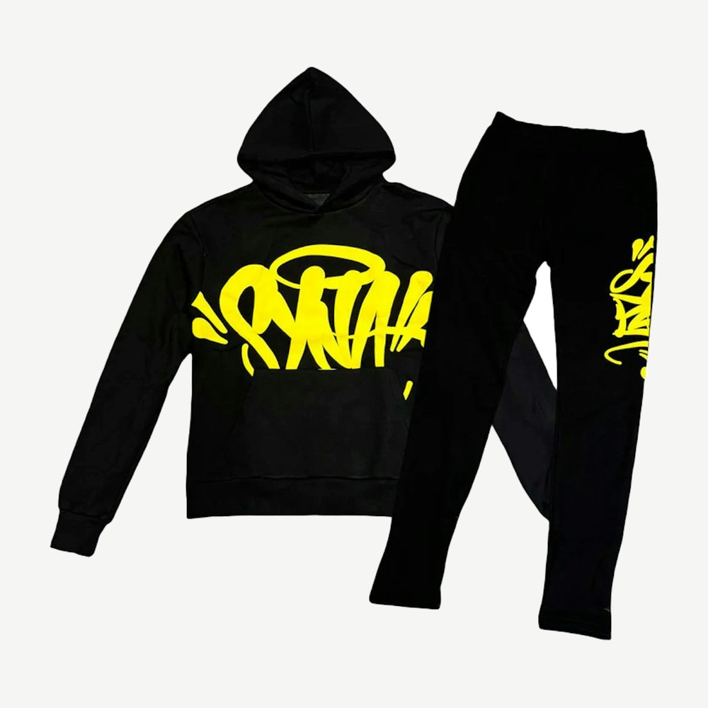 Team Tracksuit Black Yellow