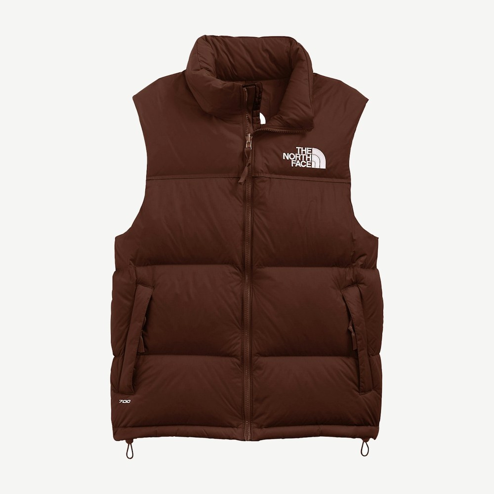 1996 Retro Nuptse Vest Brown