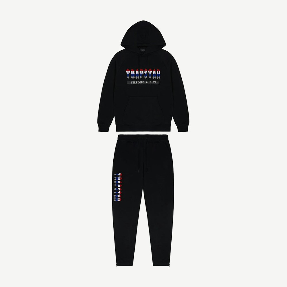 Chenille Decoded 20 Hooded Tracksuit Black Revolution Edition