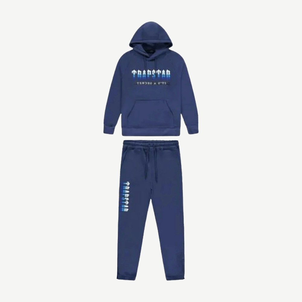 Chenille Decoded 20 Hooded Tracksuit Medieval Blue