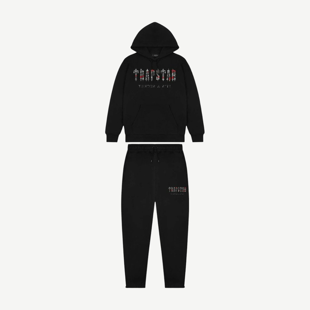 Decoded Camo Hooded Tracksuit Infrared Edition