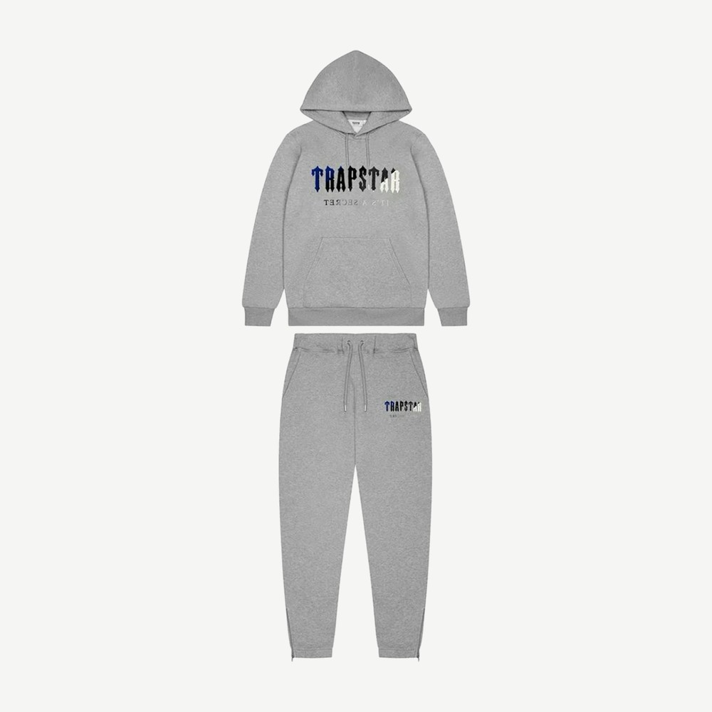 Decoded Chenille Hooded 20 Tracksuit Grey Ice Edition