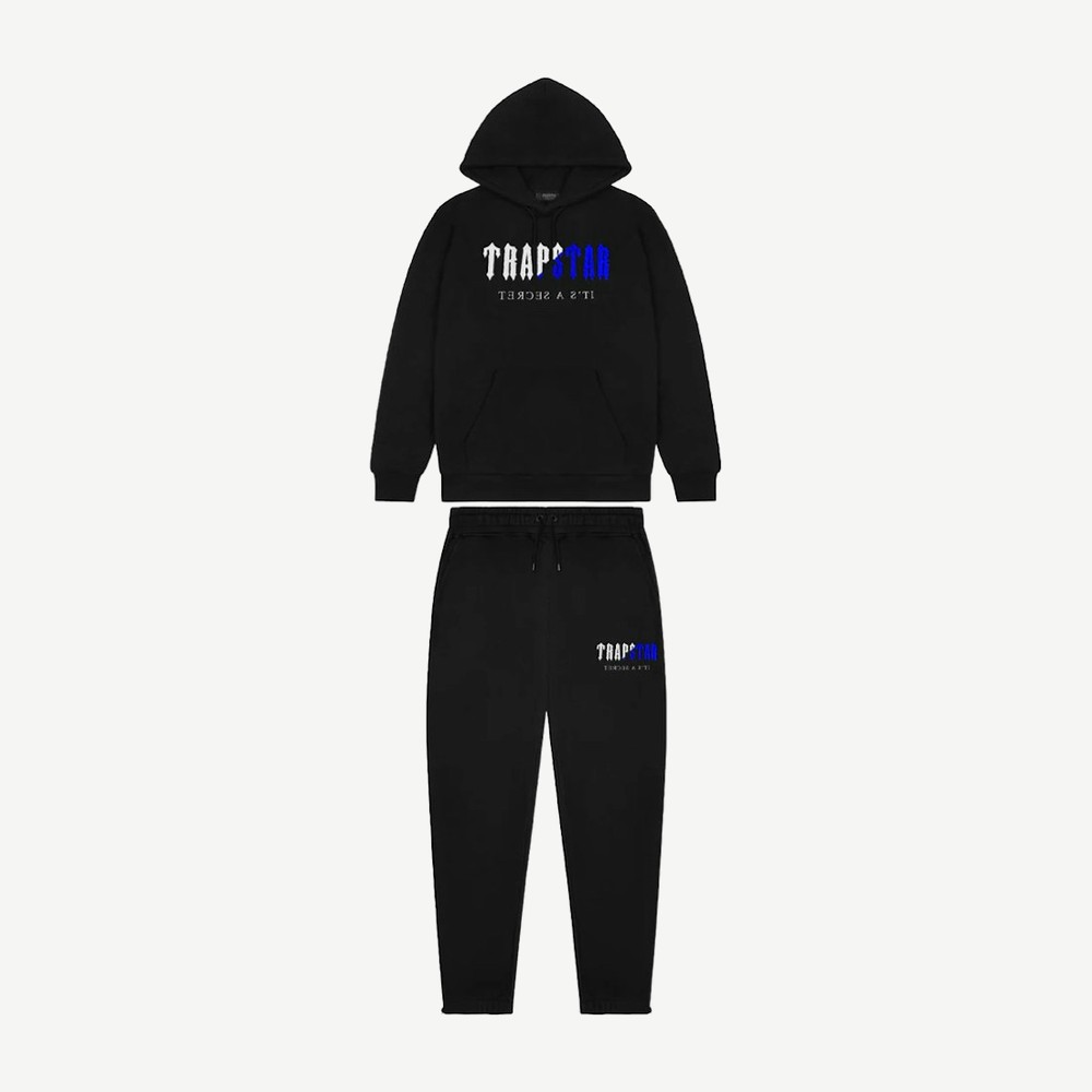 Decoded Chenille Hooded Tracksuit Black Ice Edition