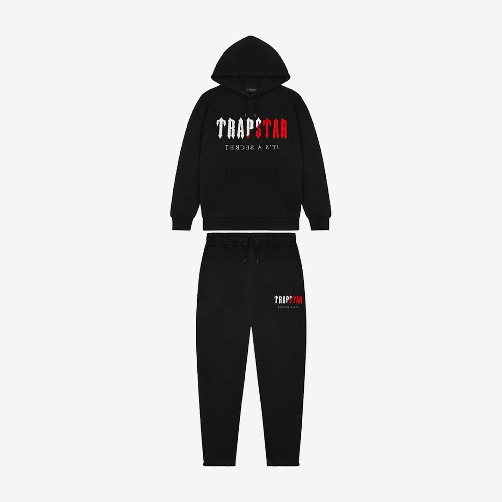 Decoded Chenille Hooded Tracksuit Infrared Edition
