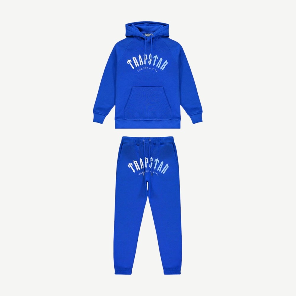 Irongate Arch Its A Secret Hooded Gel Tracksuit Blue