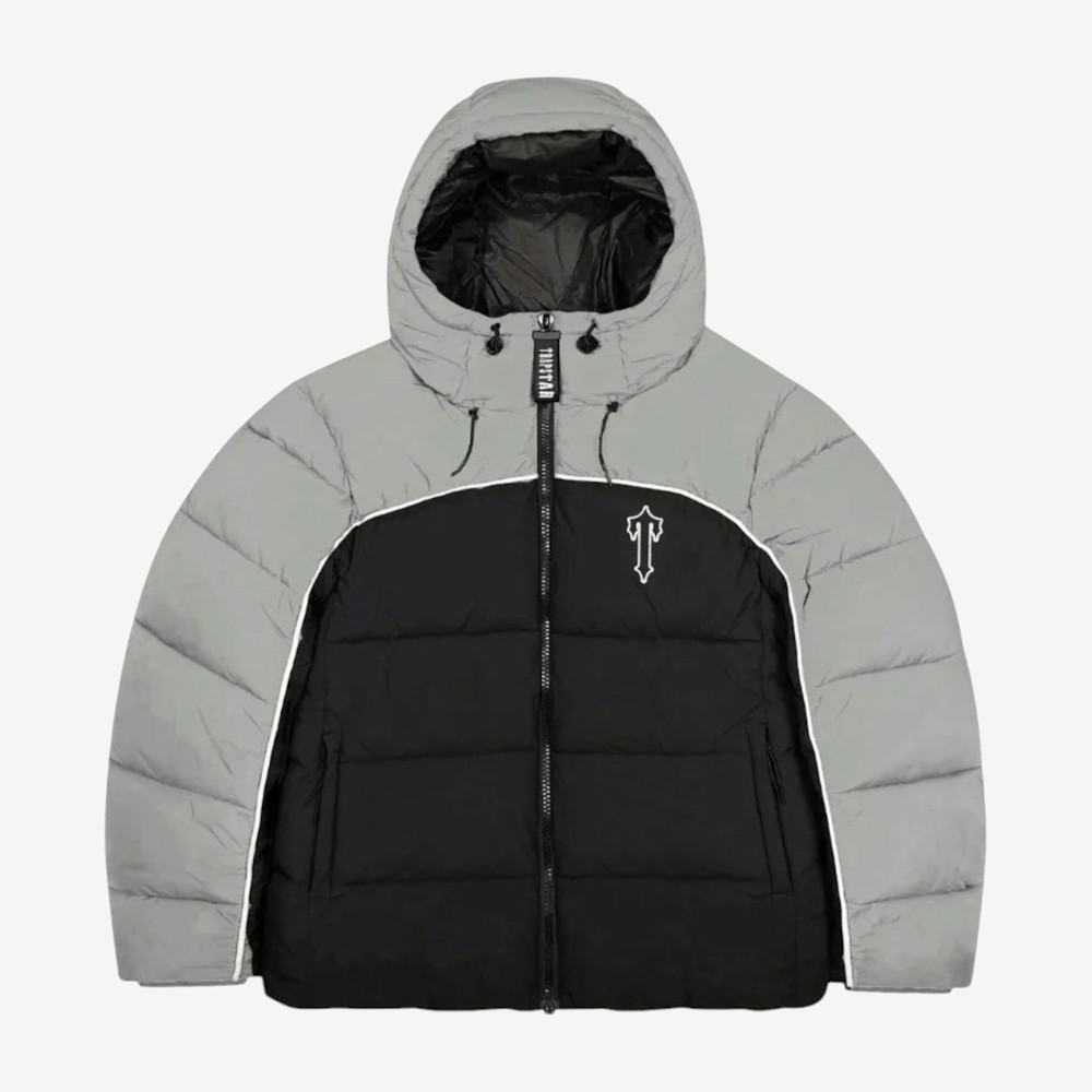 Irongate Arch Piping Puffer Jacket Black Grey