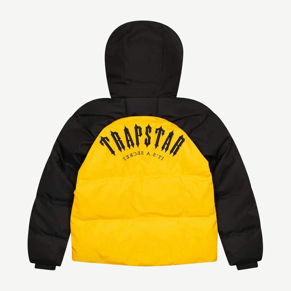 Irongate Arch Puffer Jacket Yellow Black
