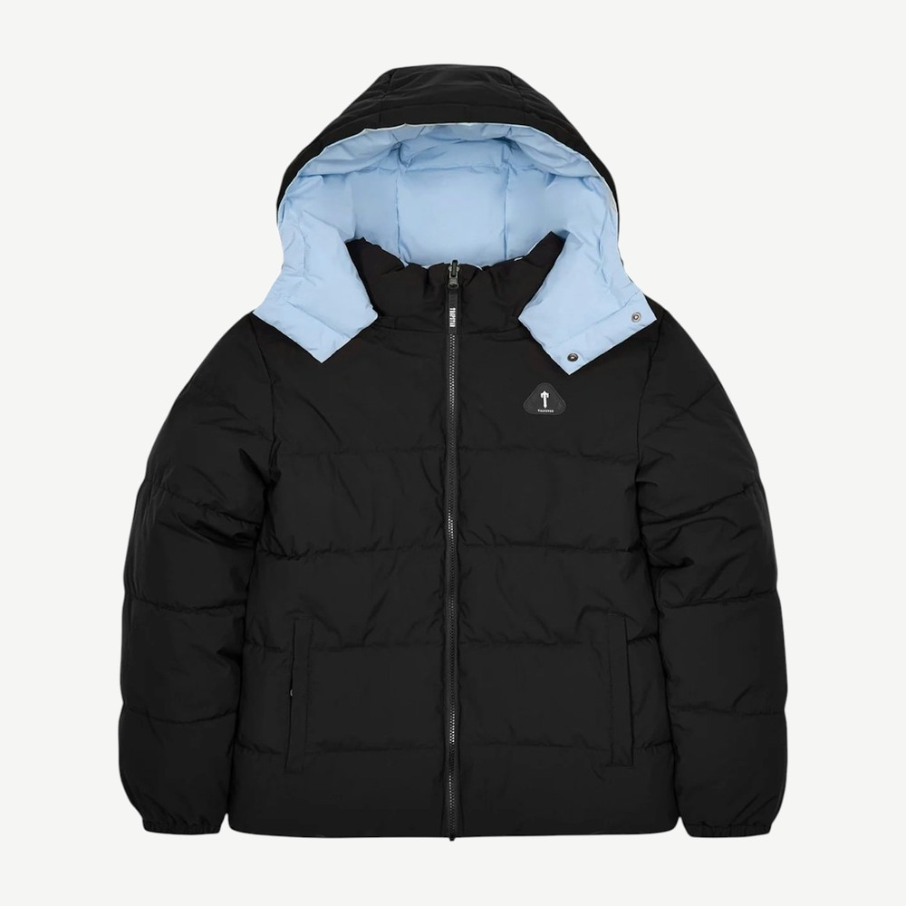 Irongate Arch Reversible Puffer Jacket Fw25 Black Light Blue