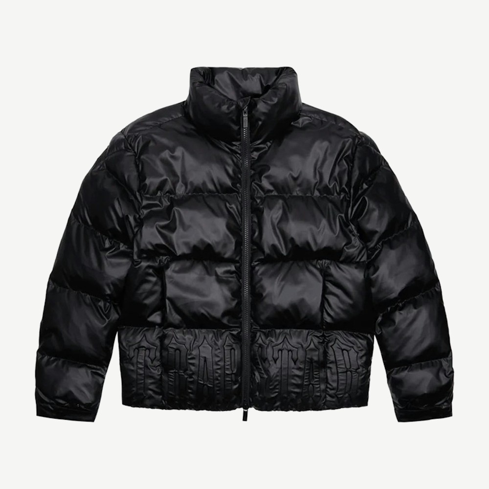 Irongate Embossed Puffer Jacket Matte Black