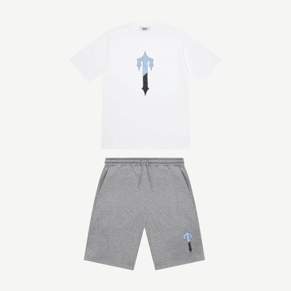 Irongate T Short Set White Grey